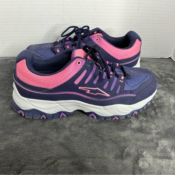 AVIA Women’s Trail Running Shoes Size 10W Navy Pink Purple Athletic EU 42 - Picture 1 of 8